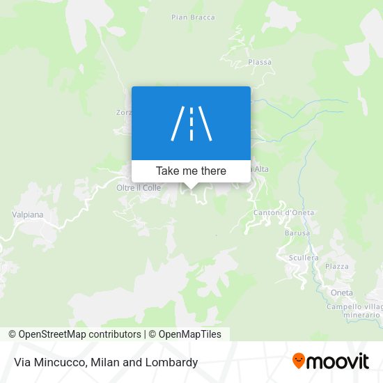 Via Mincucco map