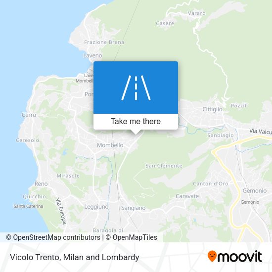 Vicolo Trento map