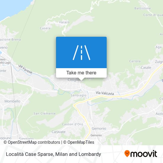 Località Case Sparse map