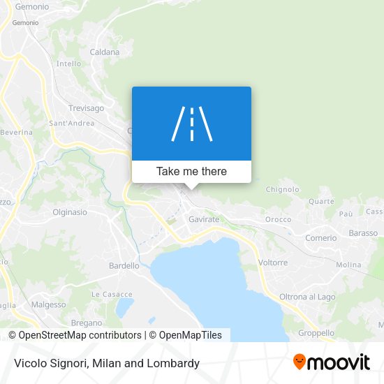 Vicolo Signori map