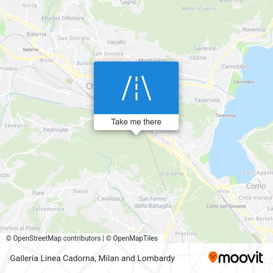 Galleria Linea Cadorna map