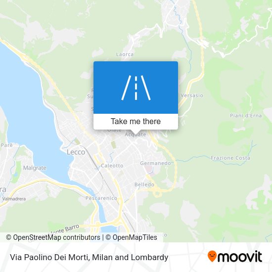 Via Paolino Dei Morti map