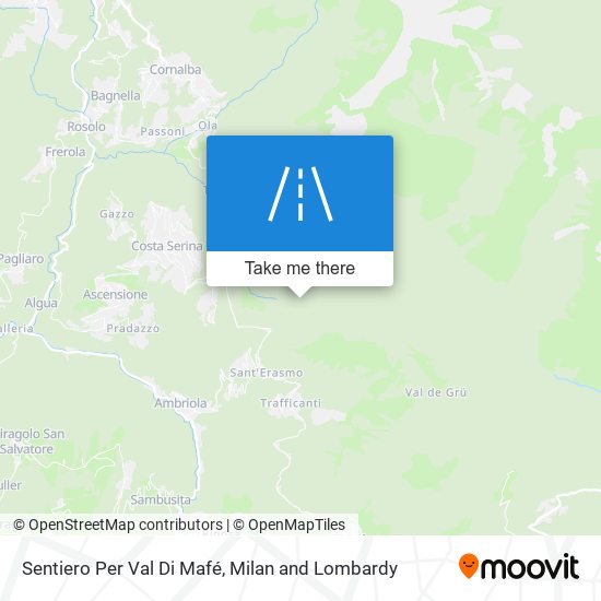Sentiero Per Val Di Mafé map