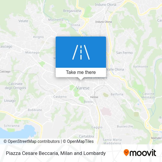 Piazza Cesare Beccaria map