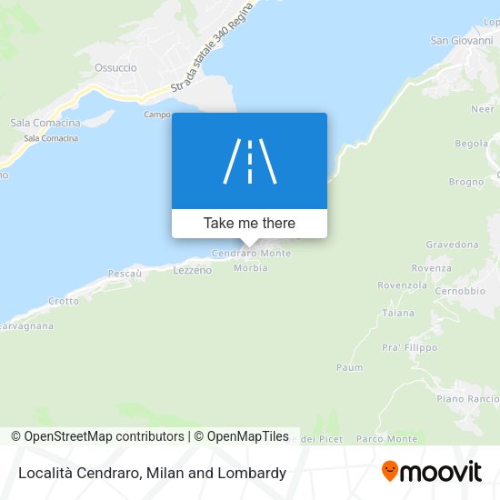 Località Cendraro map