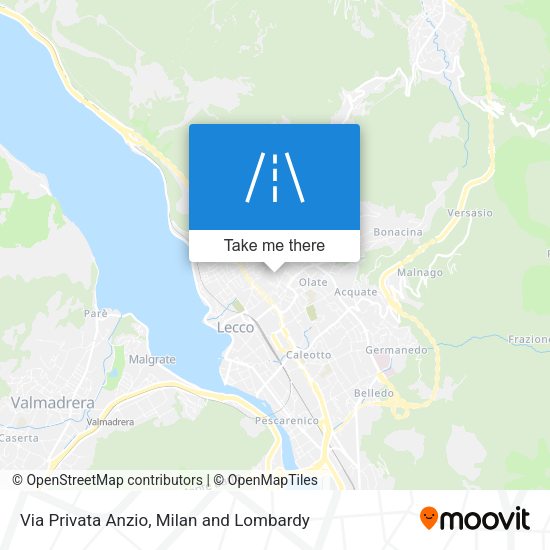 Via Privata Anzio map