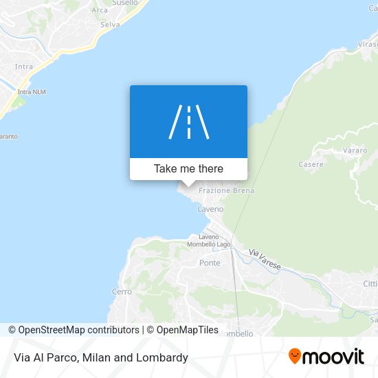Via Al Parco map