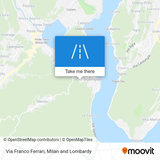 Via Franco Ferrari map