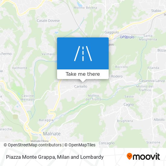 Piazza Monte Grappa map