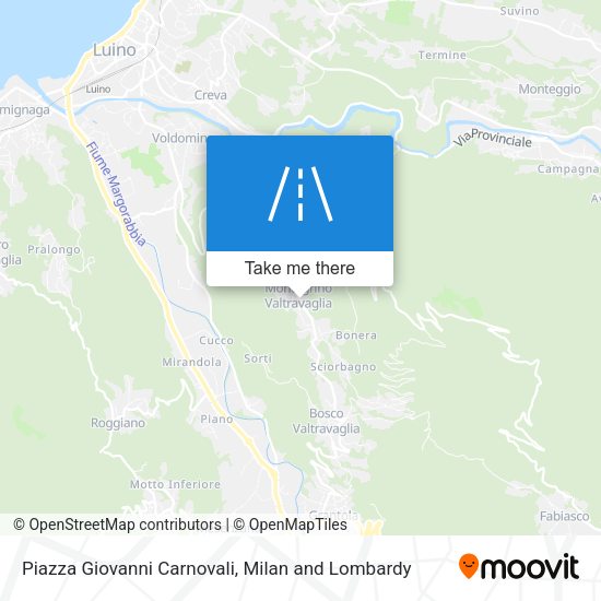 Piazza Giovanni Carnovali map