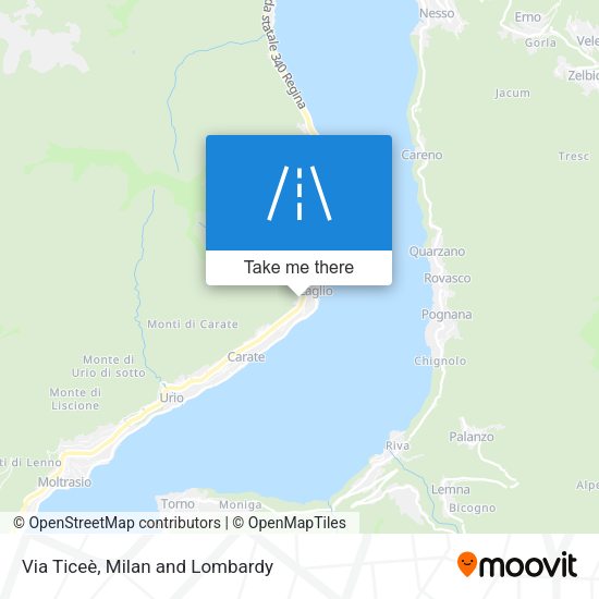 Via Ticeè map