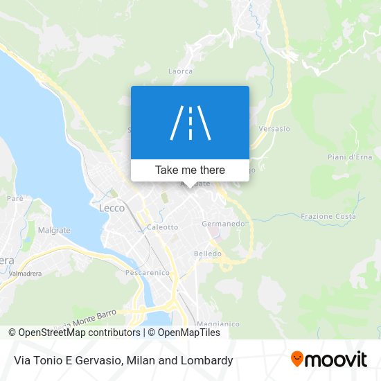 Via Tonio E Gervasio map