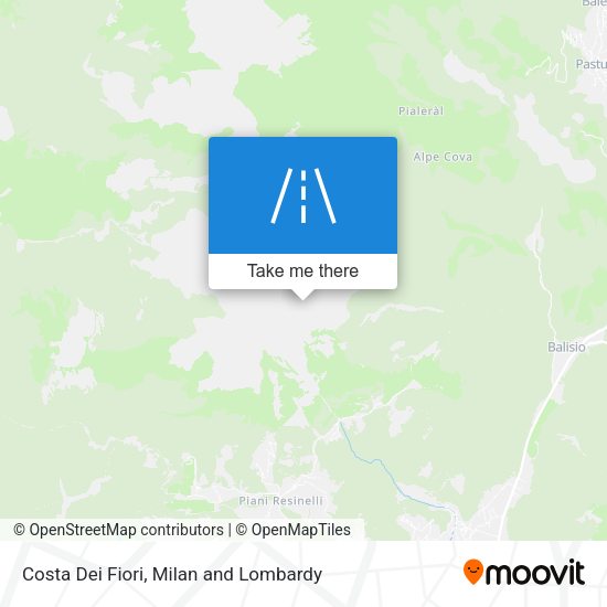 Costa Dei Fiori map