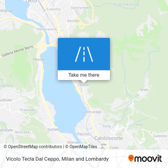 Vicolo Tecla Dal Ceppo map