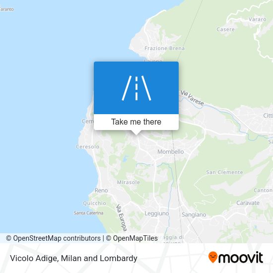 Vicolo Adige map