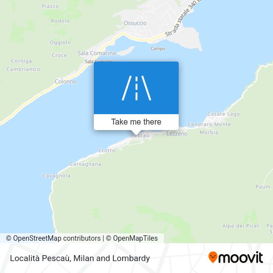 Località Pescaù map