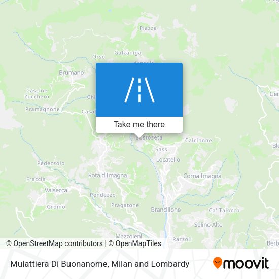 Mulattiera Di Buonanome map