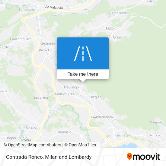 Contrada Ronco map