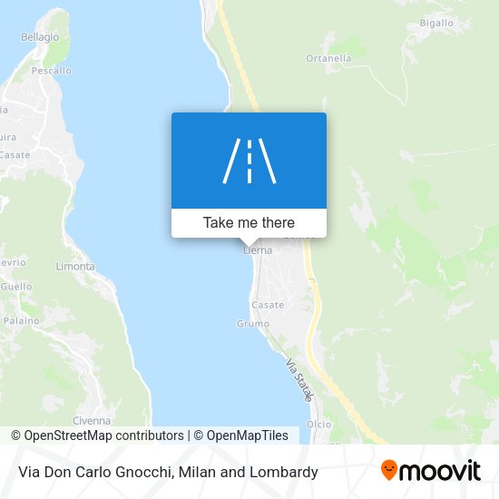 Via Don Carlo Gnocchi map