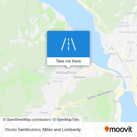 Vicolo Sambrunico map