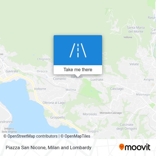 Piazza San Nicone map