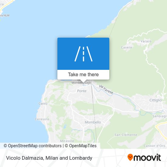 Vicolo Dalmazia map
