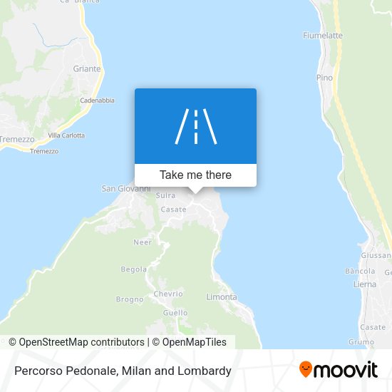 Percorso Pedonale map