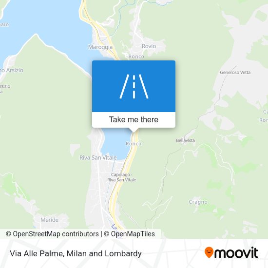Via Alle Palme map