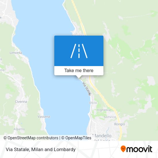 Via Statale map