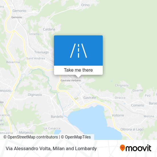 Via Alessandro Volta map