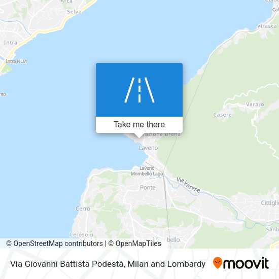 Via Giovanni Battista Podestà map