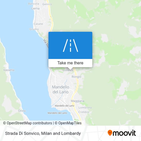 Strada Di Sonvico map