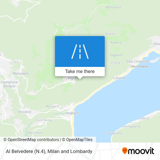 Al Belvedere (N.4) map
