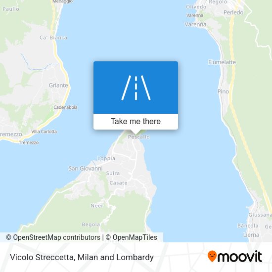Vicolo Streccetta map