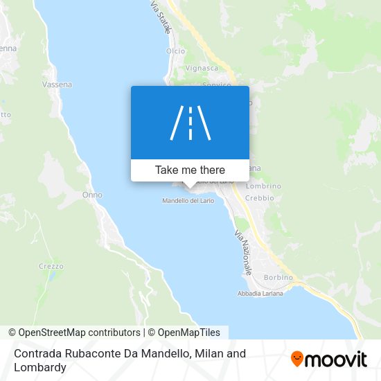 Contrada Rubaconte Da Mandello map