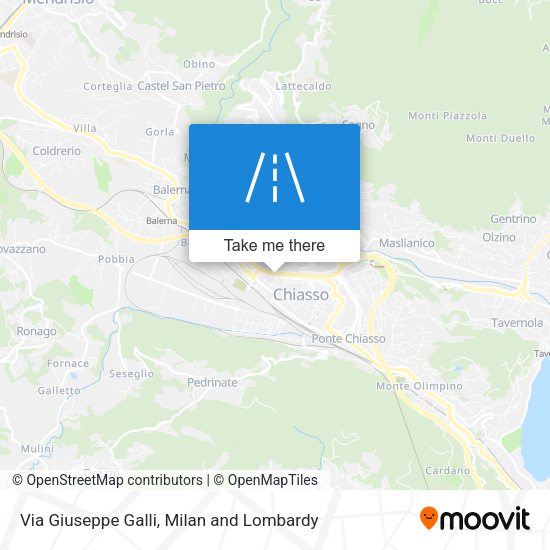 Via Giuseppe Galli map