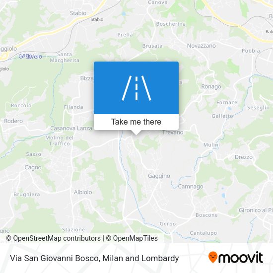 Via San Giovanni Bosco map