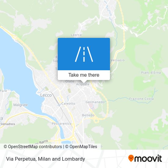 Via Perpetua map