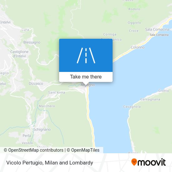 Vicolo Pertugio map