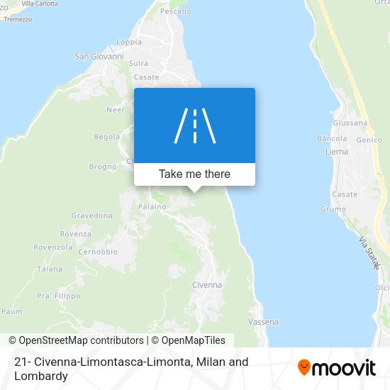 21- Civenna-Limontasca-Limonta map