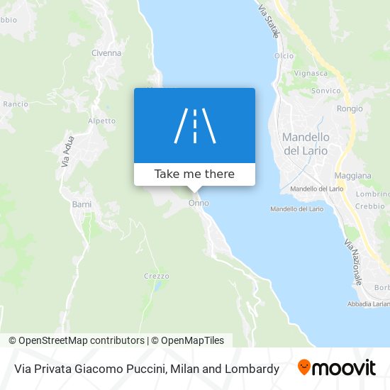 Via Privata Giacomo Puccini map