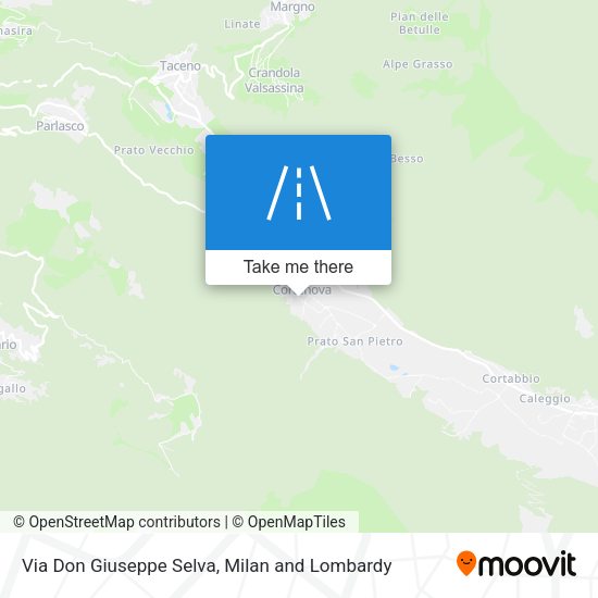 Via Don Giuseppe Selva map