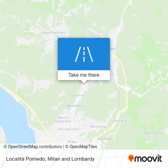 Località Pomedo map