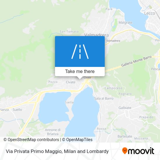 Via Privata Primo Maggio map