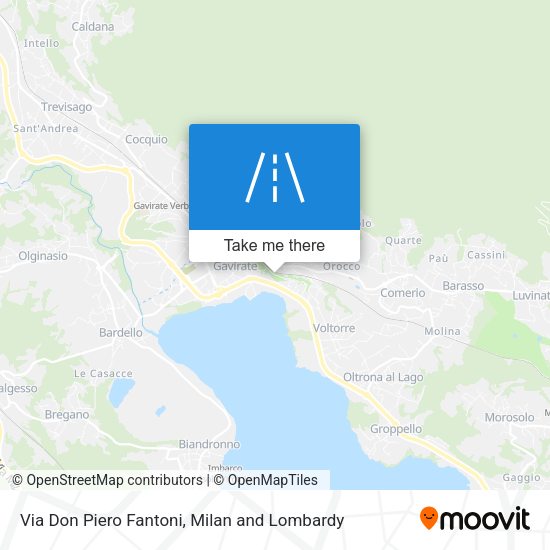 Via Don Piero Fantoni map