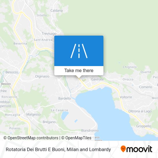Rotatoria Dei Brutti E Buoni map