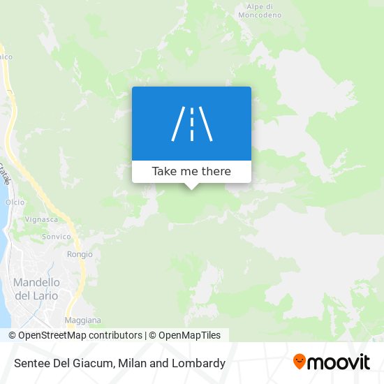 Sentee Del Giacum map