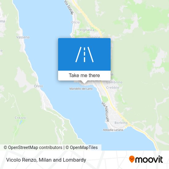 Vicolo Renzo map
