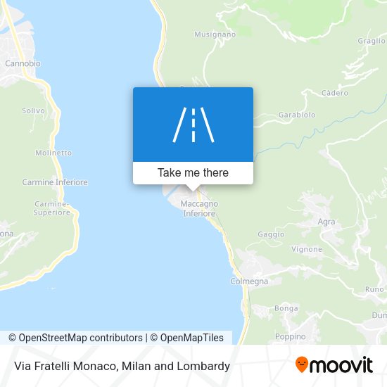 Via Fratelli Monaco map