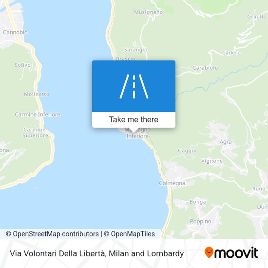 Via Volontari Della Libertà map